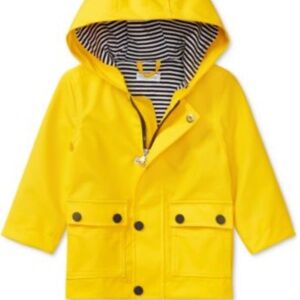 Ralph Lauren Boys Yellow Water Resistant Rain Coat - Size 24M